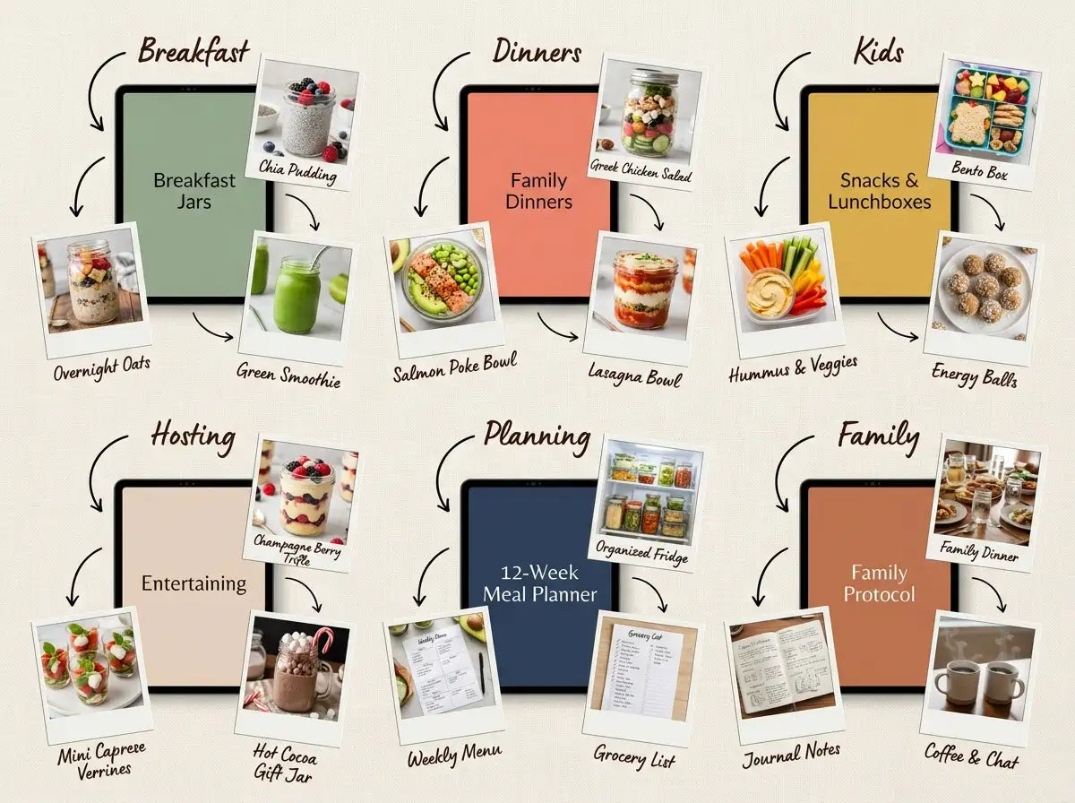 Cook Once a Week — The Complete Smart Family Kitchen System (190 tested family recipes)